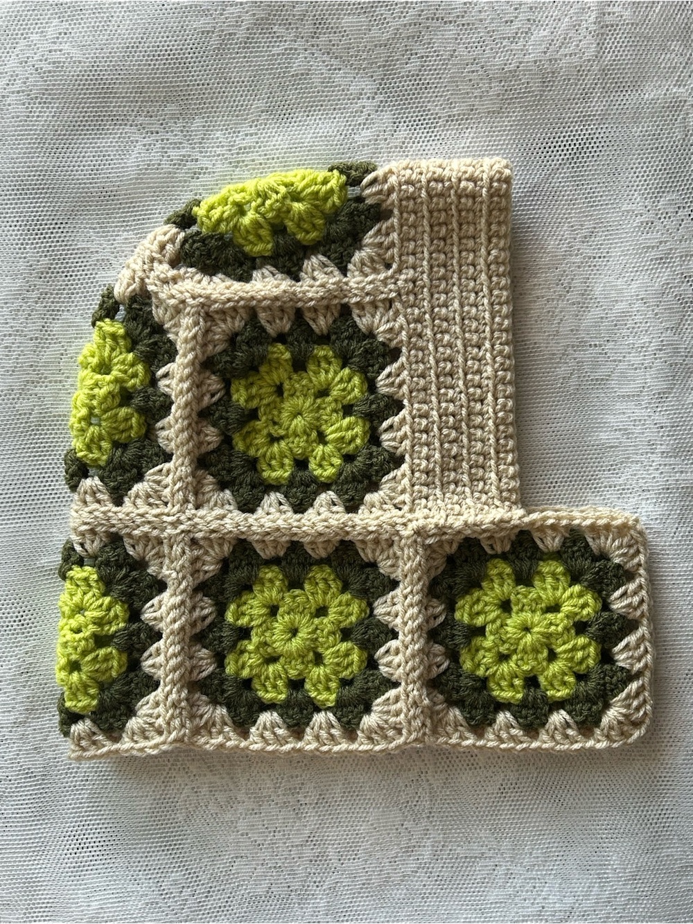 Granny Square Crochet Balaclava